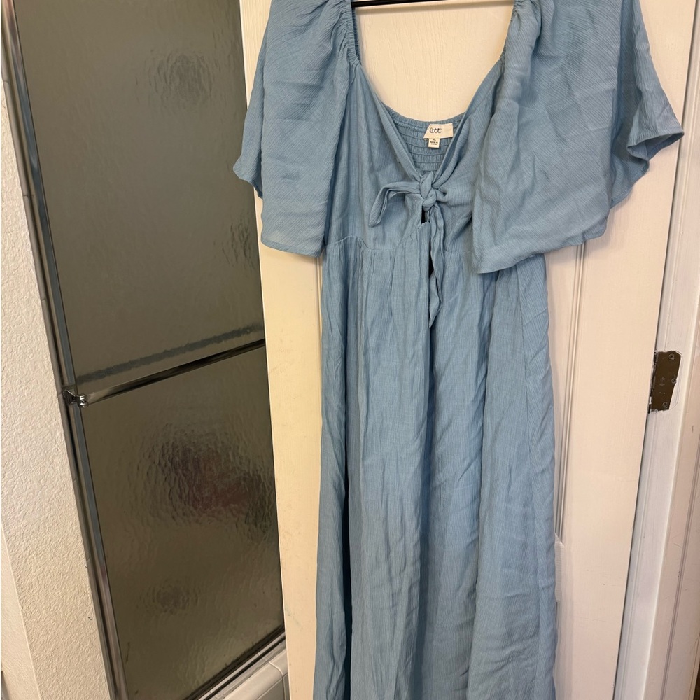 Pinkblush Blue Midi Sundress